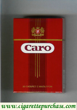 Caro red cigarettes